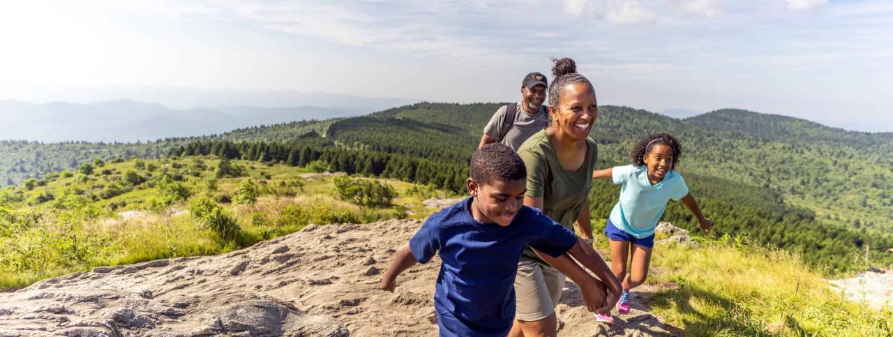 Top-rated hiking areas near me for families